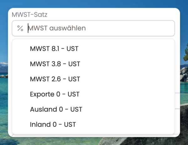 mwst verrechnen